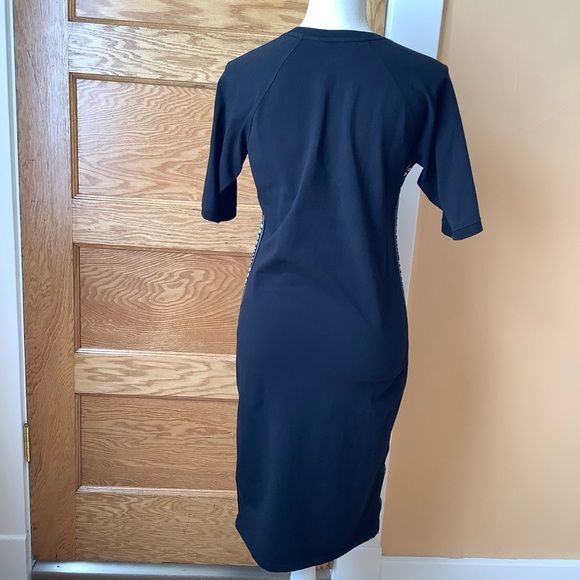 DKNY Short Sleeve Exercise Dress Logo Taping Size M - Picture 4 of 9